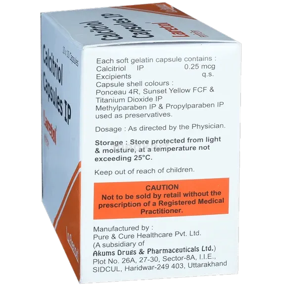 laretol 0.25mcg capsule 10's